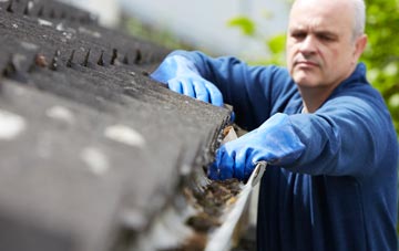 cleaning and inspecting Wreaks End roofs